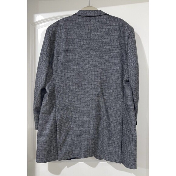 Indochino Gray Wool Blend Blazer Men’s 46R Sport Coat Jacket Surgeon Cuffs - Picture 12 of 16